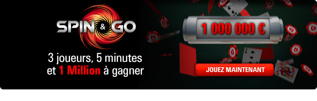 pokerstars spin and go 1 million 100 euros