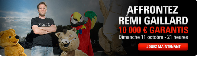 pokerstars tournoi remi gaillard 10000 euros dimanche 11 octobre