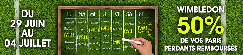 netbet wimbledon 50 pourcent paris rembourses