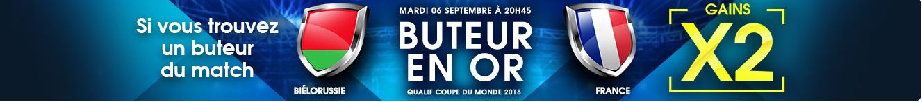 netbet-eliminatoires-coupe-du-monde-2018-bielorussie-france-buteur-gains-x-2
