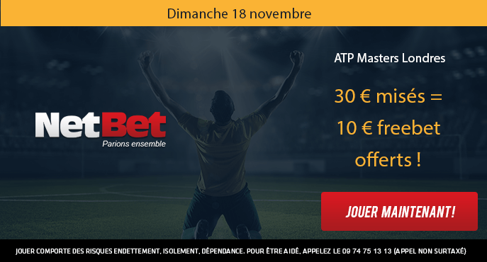 netbet-tennis-atp-masters-londres-10-euros-mises-30-euros-freebet