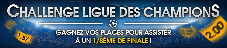 netbet ligue des champions football challenge places huitiemes finale