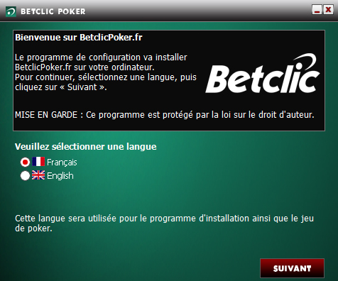 logiciel betclic poker