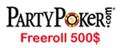 tournoi poker gratuit freeroll party poker