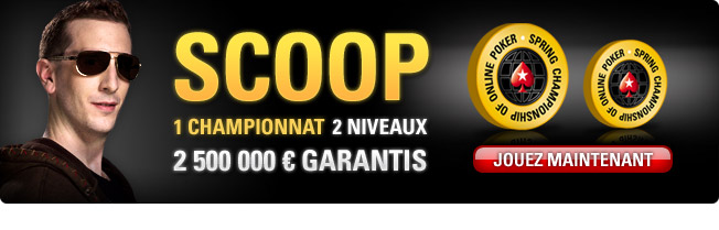 scoop programme calendrier pokerstars