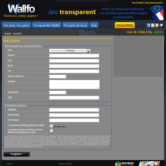 inscription Wallfo