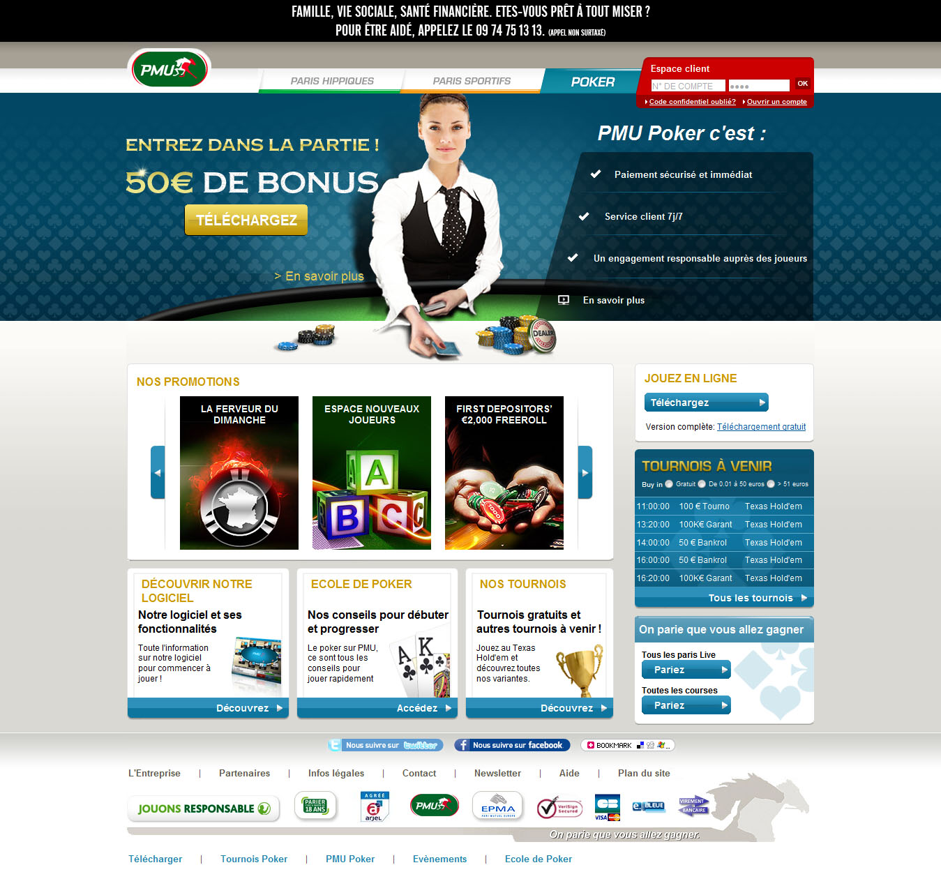 Cookies pmu poker