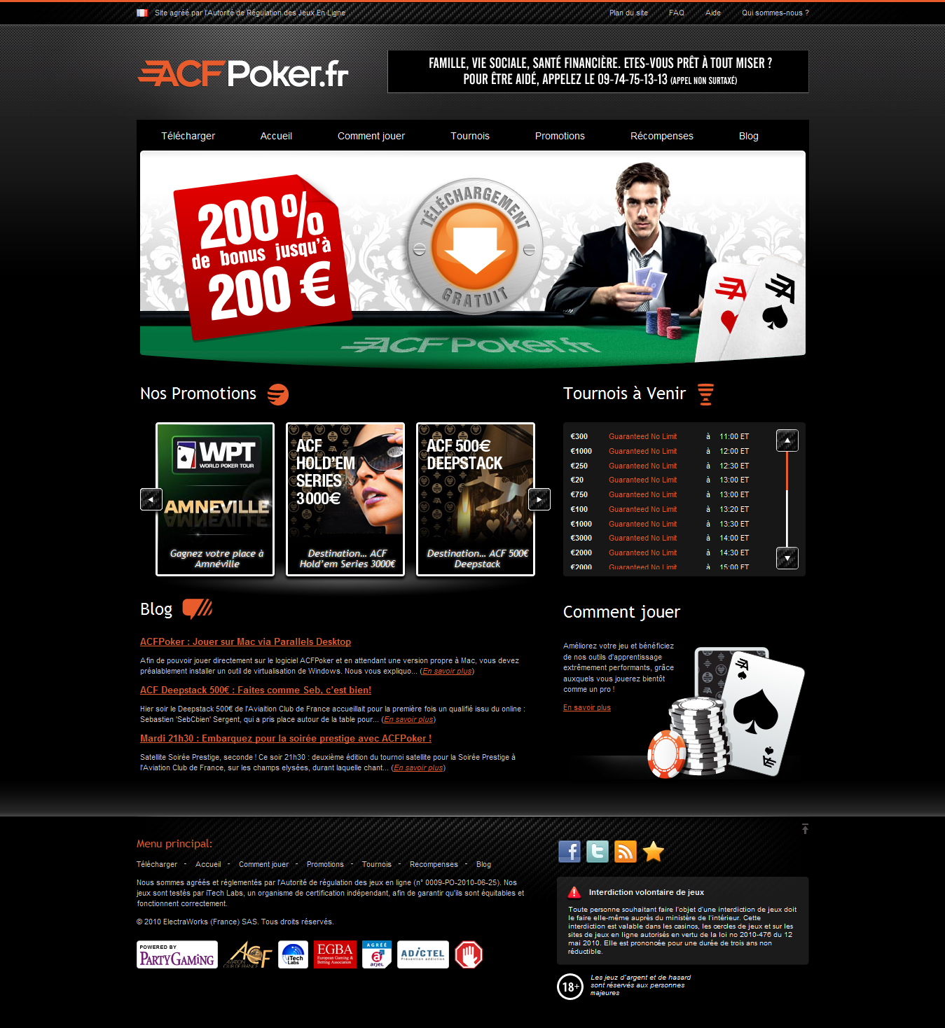 Acf poker code bonus sans depot