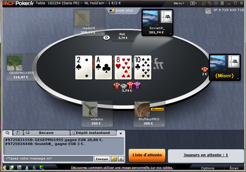 Acf poker code bonus sans depot