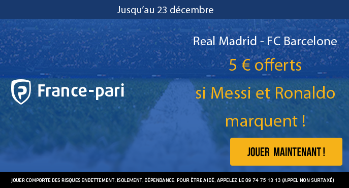 france-pari-classico-real-madrid-fc-barcelone-5-euros-offerts-messi-ronaldo