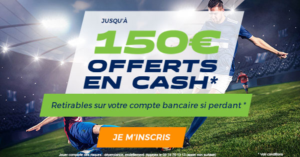 parionssport en ligne 150 euros offerts en cash