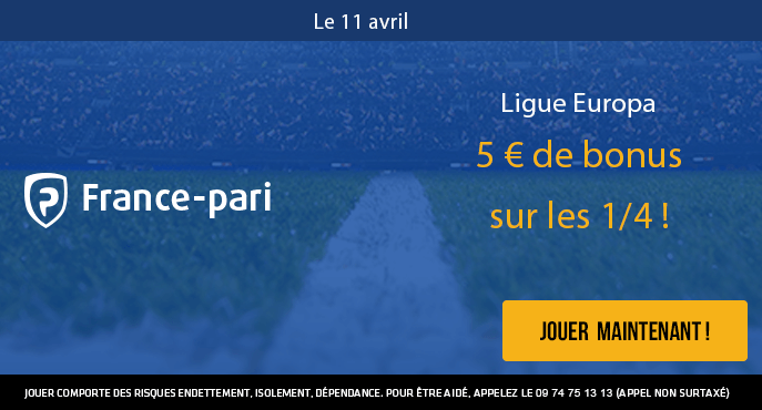 france-pari-ligue-europa-quart-de-finale-aller-5-euros-bonus