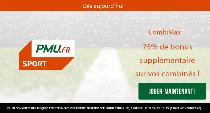 pmu sport combimax 75 pour cent bonus combines football basket