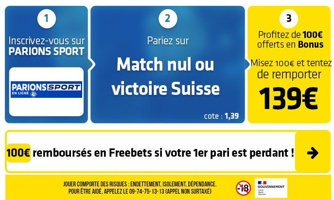 parionssport en ligne 100 euros offerts