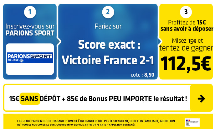 parionssport en ligne 100 euros offerts