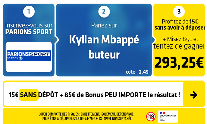 parionssport en ligne 100 euros offerts