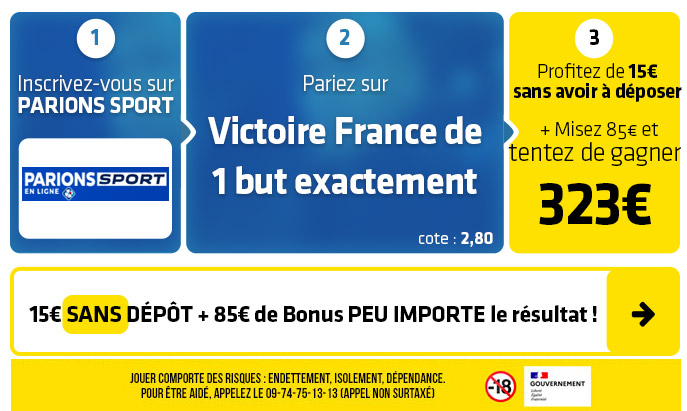 parionssport en ligne 100 euros offerts