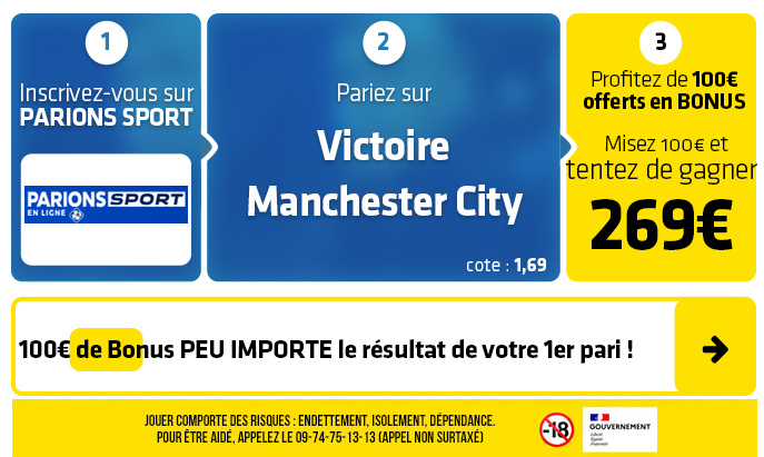 parionssport en ligne 100 euros offerts