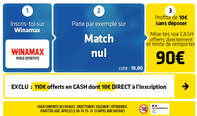 parionssport en ligne 100 euros offerts