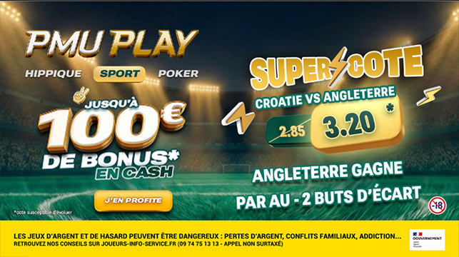 Espagne - Tchéquie, Croatie - Angleterre : 100€ CASH offerts + 1 Super⚡Cote pour miser sur la Ligue des Nations A ce samedi