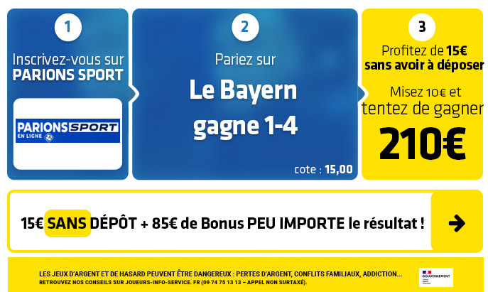 parionssport en ligne 100 euros offerts