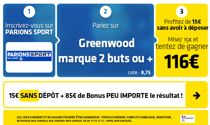 parionssport en ligne 100 euros offerts
