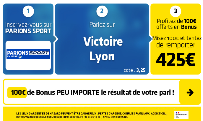 parionssport en ligne 100 euros offerts
