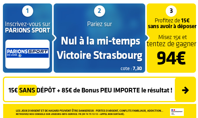parionssport en ligne 100 euros offerts