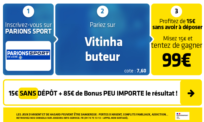 parionssport en ligne 100 euros offerts