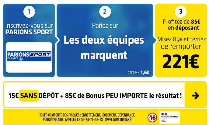 parionssport en ligne 100 euros offerts