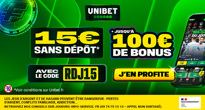 Spécial buteurs : 15€ sans déposer pour parier sur les finisseurs les plus chauds du jour