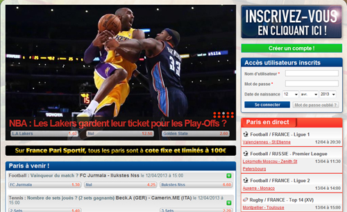 inscription france pari sportif inscription france pari sporitf