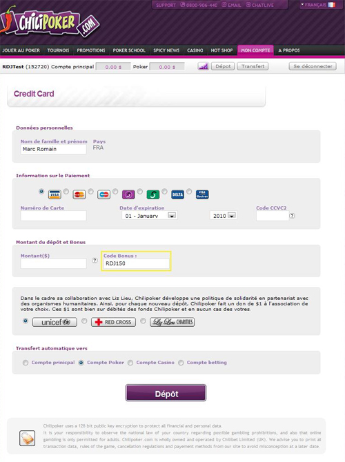 inscription chili poker