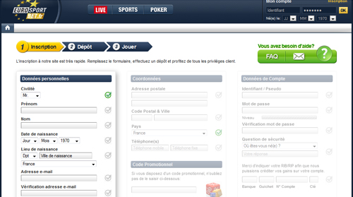 inscription eurosportBET inscription eurosportBET