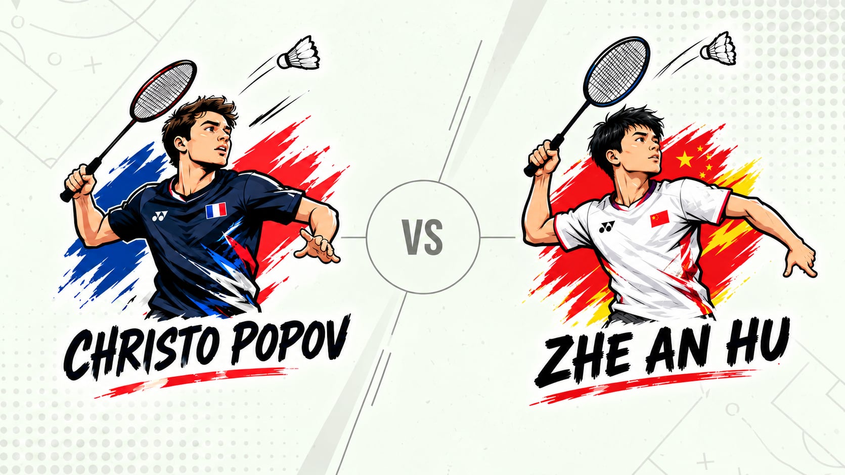 Pronostic Christo Popov Zhe An Hu - Open de France de Badminton - Demi-finale - 24/10/2026