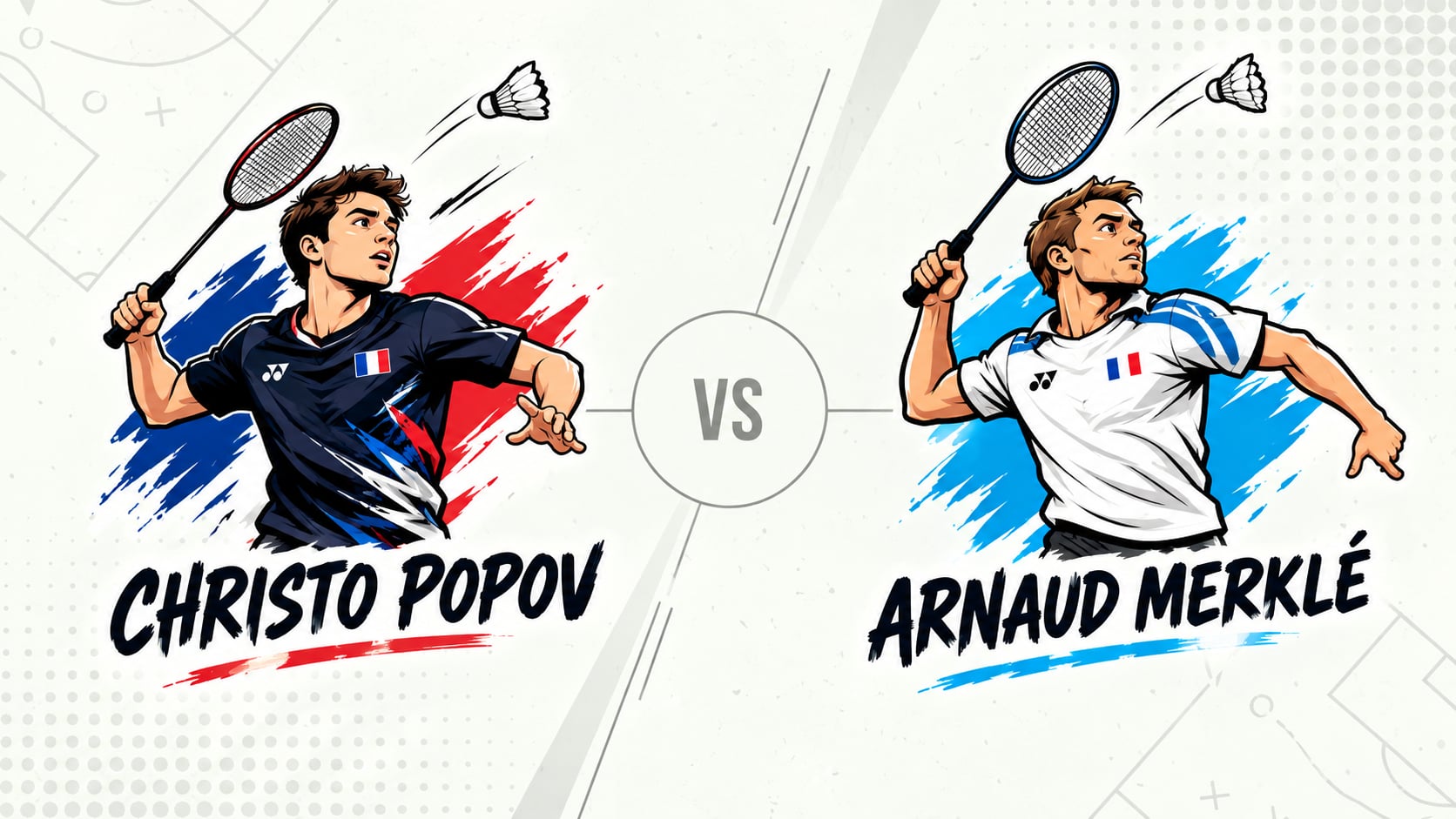 Pronostic Christo Popov Arnaud Merklé - Open de France de Badminton - Seizième de finale - 21/10/2026