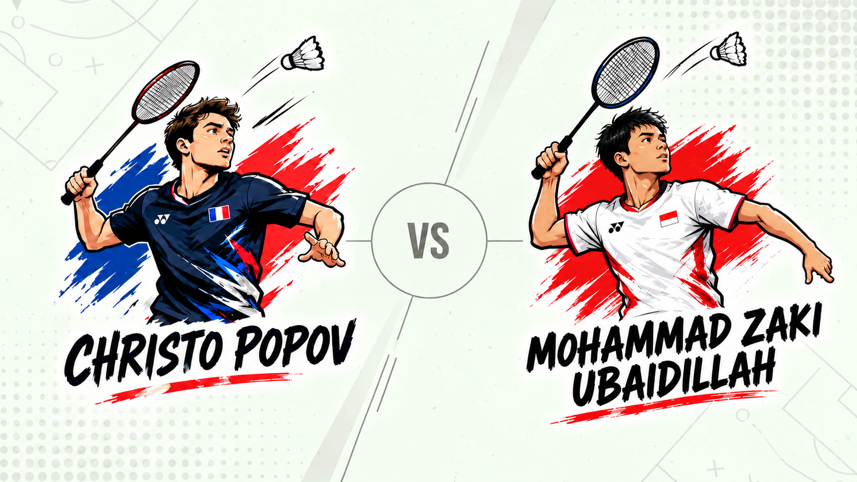 Pronostic Christo Popov Mohammad Zaki Ubaidillah - Open de France de Badminton - Finale - 25/10/2026
